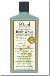 akin orange blossom body wash